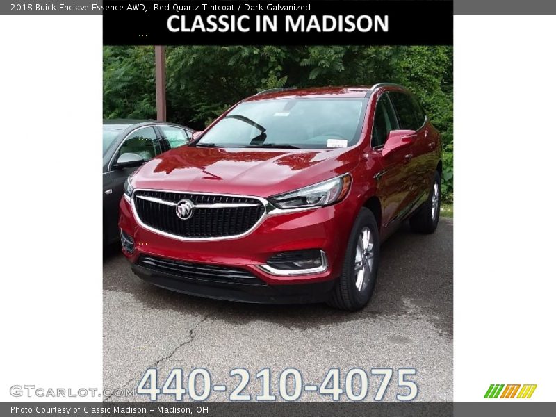 Red Quartz Tintcoat / Dark Galvanized 2018 Buick Enclave Essence AWD