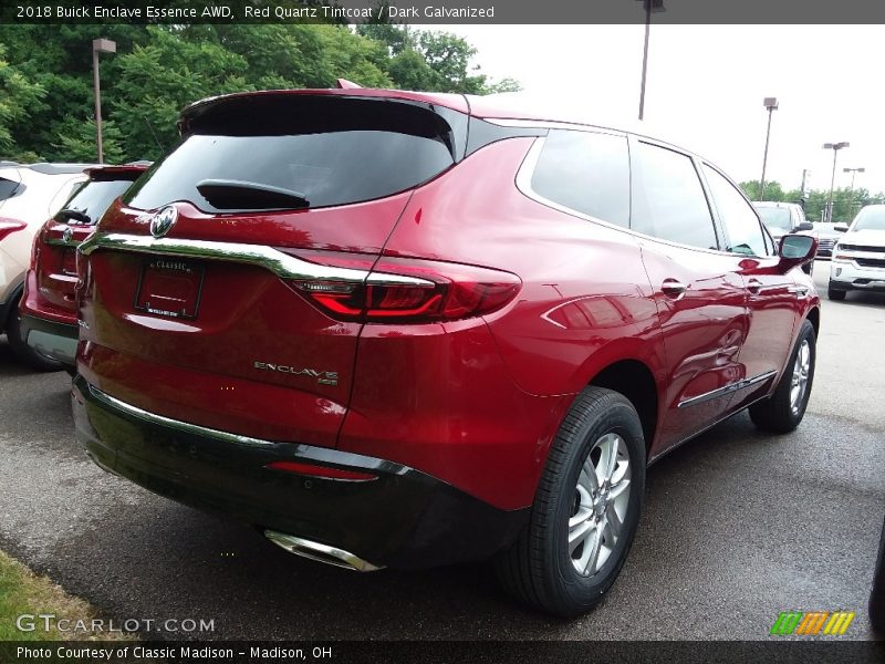Red Quartz Tintcoat / Dark Galvanized 2018 Buick Enclave Essence AWD