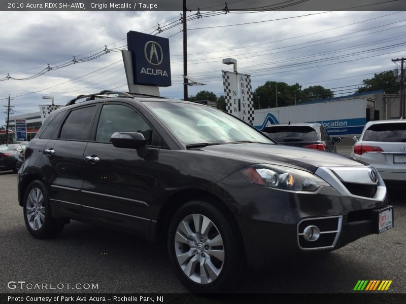 Grigio Metallic / Taupe 2010 Acura RDX SH-AWD