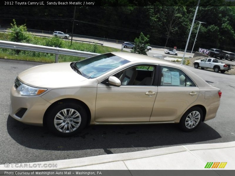 Sandy Beach Metallic / Ivory 2012 Toyota Camry LE