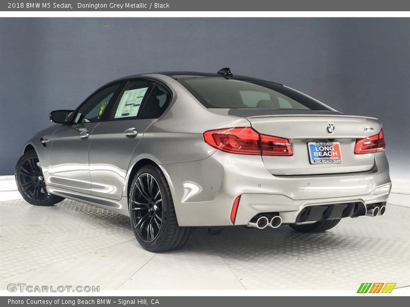 Donington Grey Metallic / Black 2018 BMW M5 Sedan