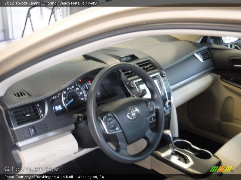 Sandy Beach Metallic / Ivory 2012 Toyota Camry LE