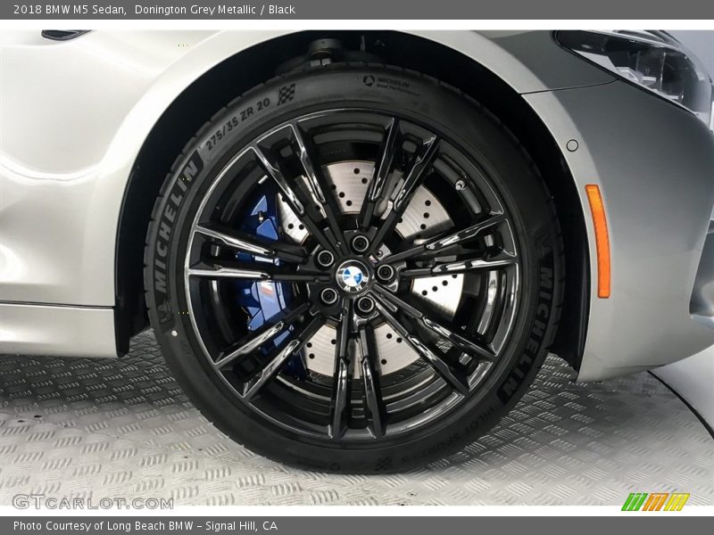 Donington Grey Metallic / Black 2018 BMW M5 Sedan