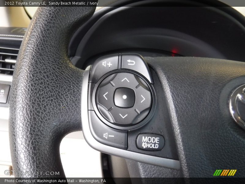 Sandy Beach Metallic / Ivory 2012 Toyota Camry LE