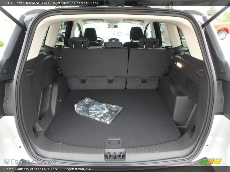 Ingot Silver / Charcoal Black 2018 Ford Escape SE 4WD