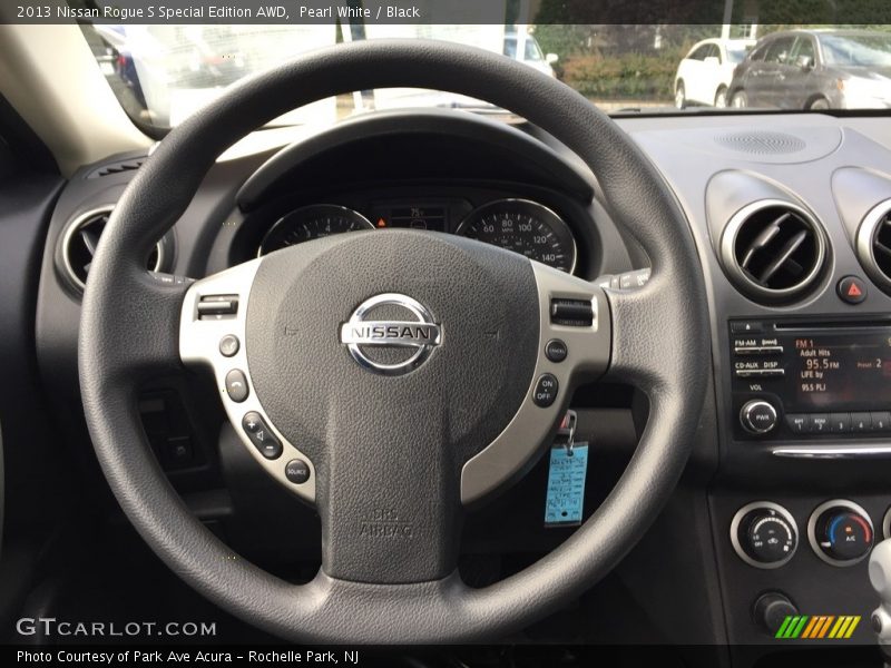 Pearl White / Black 2013 Nissan Rogue S Special Edition AWD