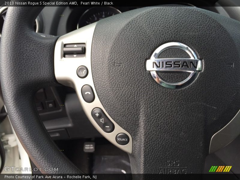 Pearl White / Black 2013 Nissan Rogue S Special Edition AWD