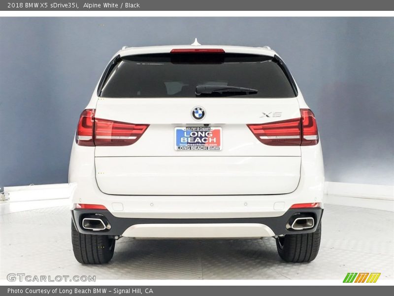 Alpine White / Black 2018 BMW X5 sDrive35i