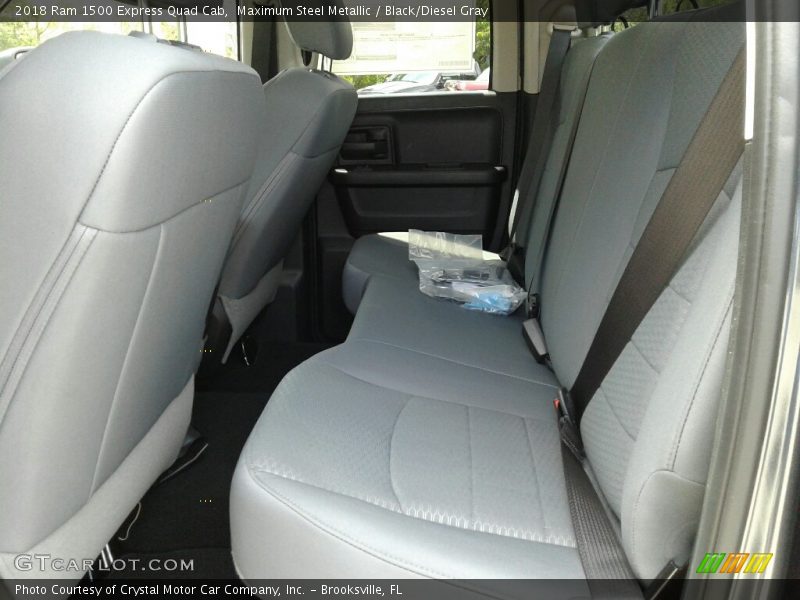 Maximum Steel Metallic / Black/Diesel Gray 2018 Ram 1500 Express Quad Cab