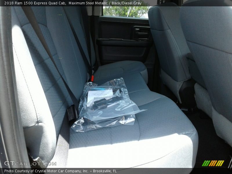 Maximum Steel Metallic / Black/Diesel Gray 2018 Ram 1500 Express Quad Cab