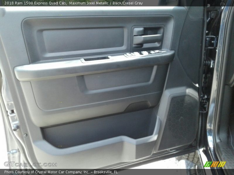 Maximum Steel Metallic / Black/Diesel Gray 2018 Ram 1500 Express Quad Cab