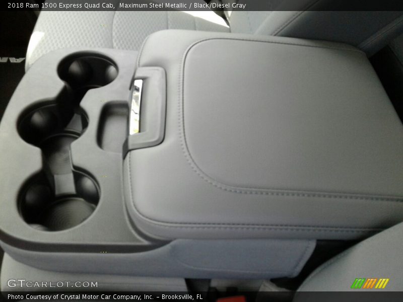 Maximum Steel Metallic / Black/Diesel Gray 2018 Ram 1500 Express Quad Cab