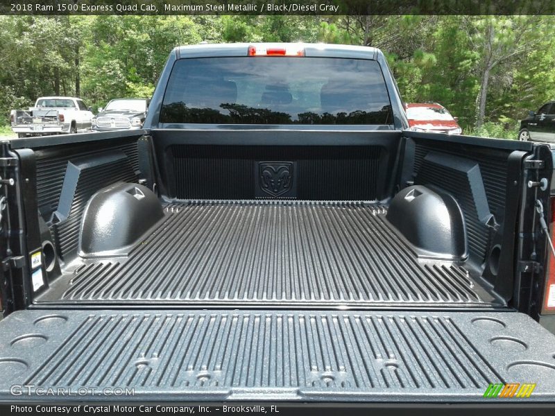 Maximum Steel Metallic / Black/Diesel Gray 2018 Ram 1500 Express Quad Cab