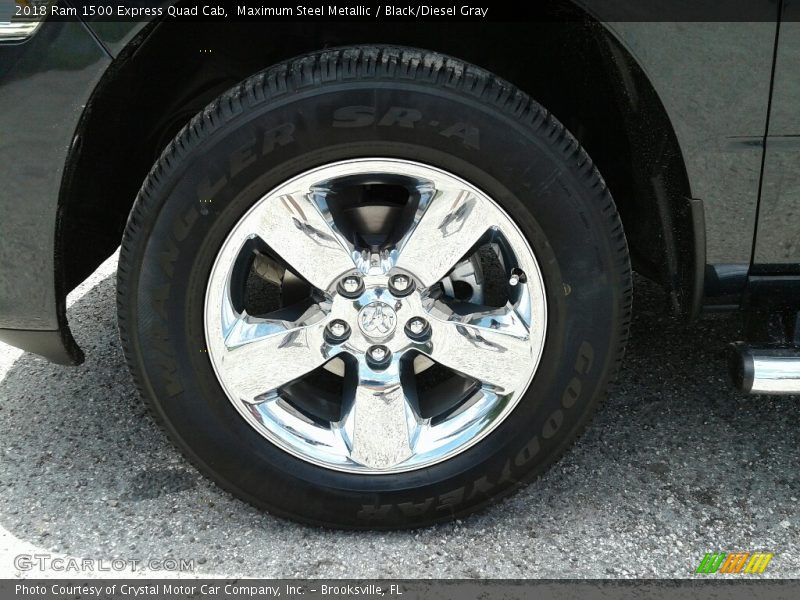 Maximum Steel Metallic / Black/Diesel Gray 2018 Ram 1500 Express Quad Cab
