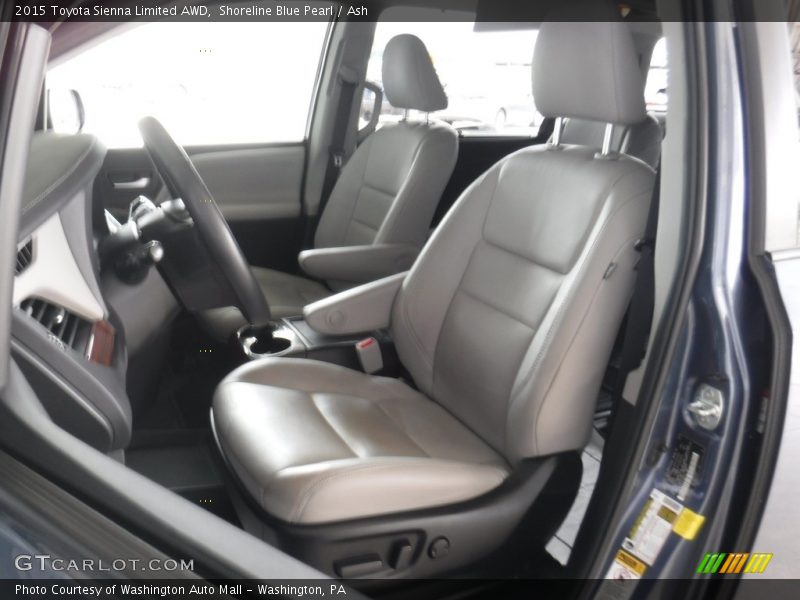 Shoreline Blue Pearl / Ash 2015 Toyota Sienna Limited AWD