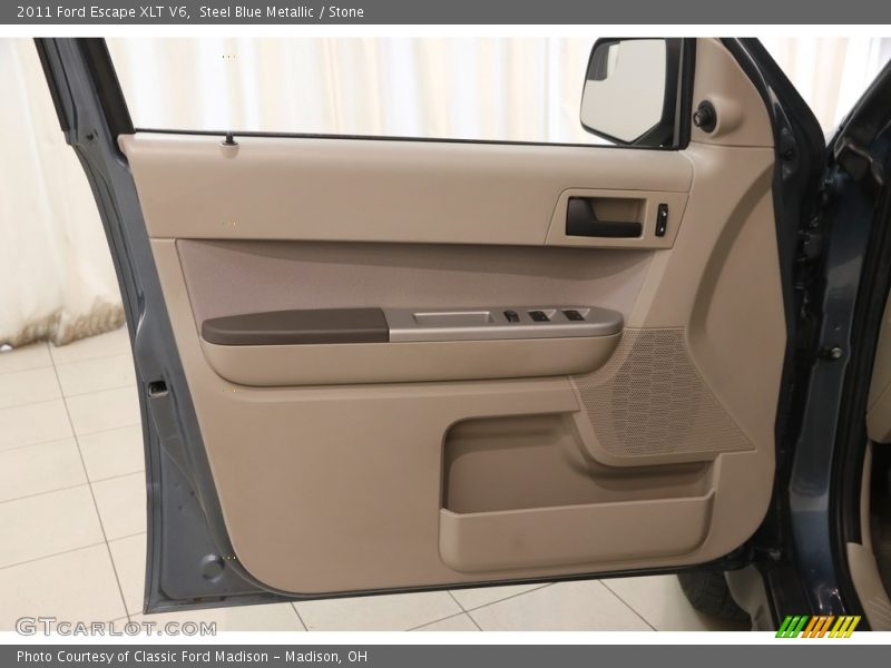 Steel Blue Metallic / Stone 2011 Ford Escape XLT V6