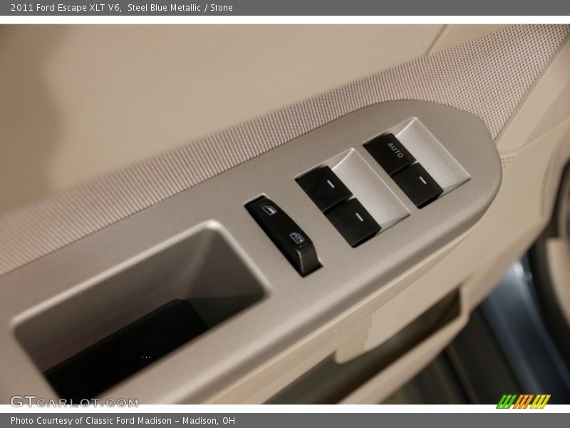 Steel Blue Metallic / Stone 2011 Ford Escape XLT V6