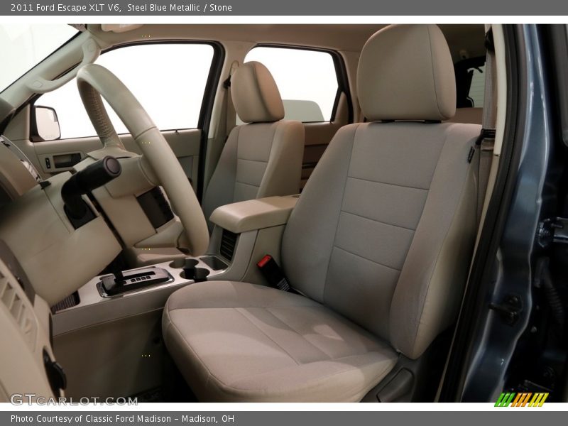 Steel Blue Metallic / Stone 2011 Ford Escape XLT V6