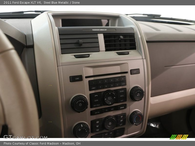 Steel Blue Metallic / Stone 2011 Ford Escape XLT V6