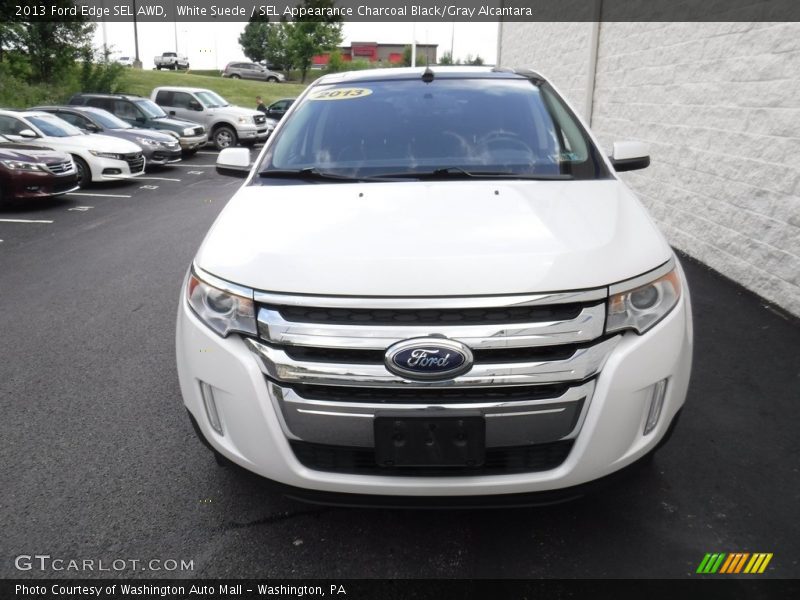 White Suede / SEL Appearance Charcoal Black/Gray Alcantara 2013 Ford Edge SEL AWD