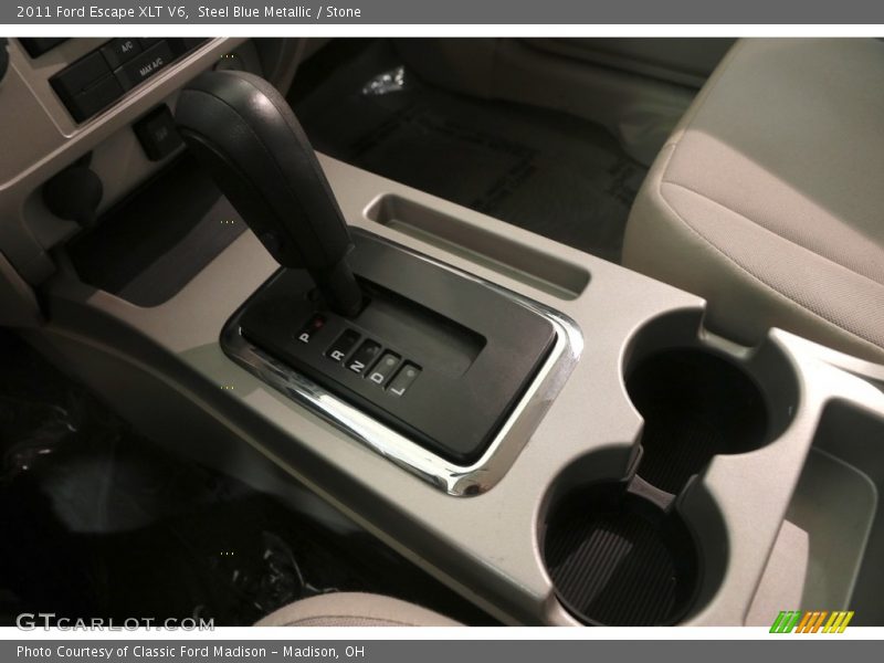 Steel Blue Metallic / Stone 2011 Ford Escape XLT V6