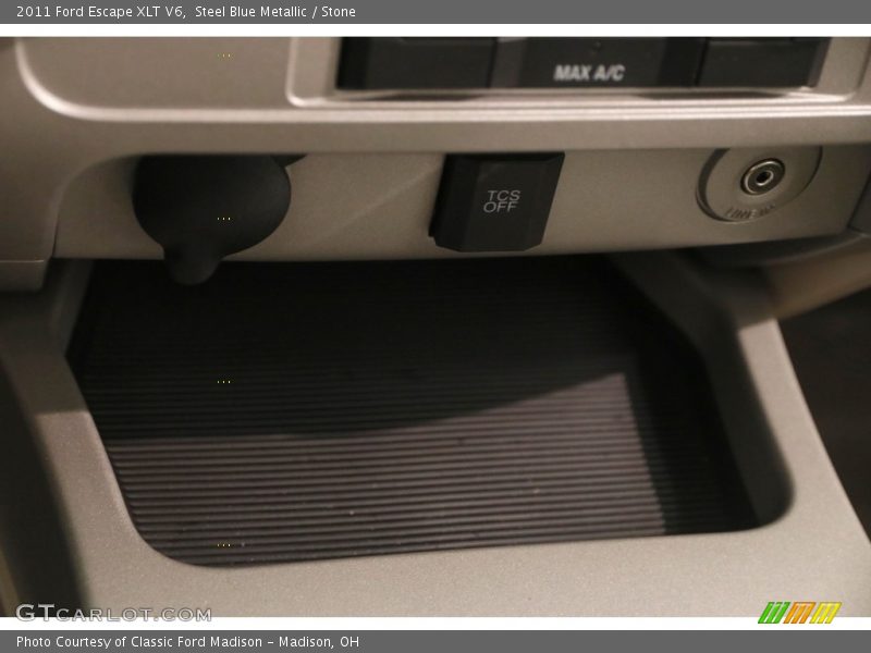 Steel Blue Metallic / Stone 2011 Ford Escape XLT V6