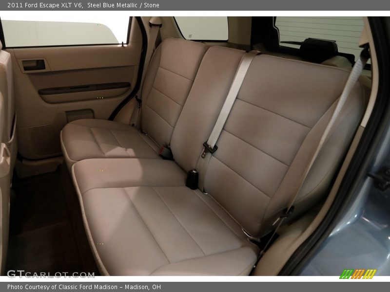 Steel Blue Metallic / Stone 2011 Ford Escape XLT V6
