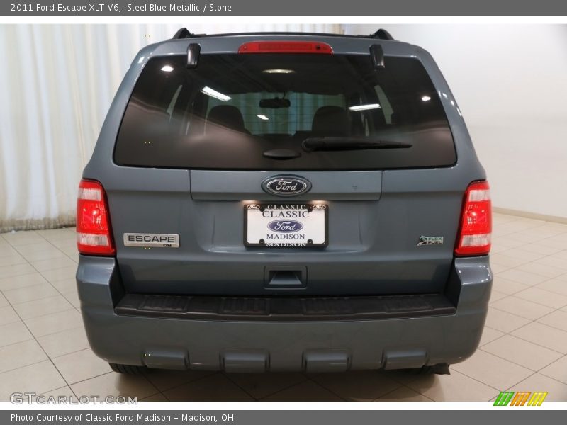 Steel Blue Metallic / Stone 2011 Ford Escape XLT V6