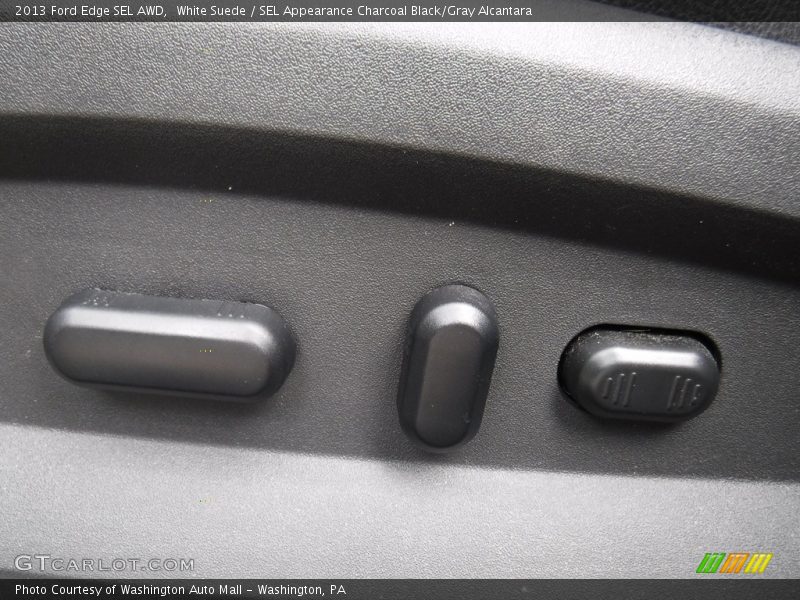 White Suede / SEL Appearance Charcoal Black/Gray Alcantara 2013 Ford Edge SEL AWD