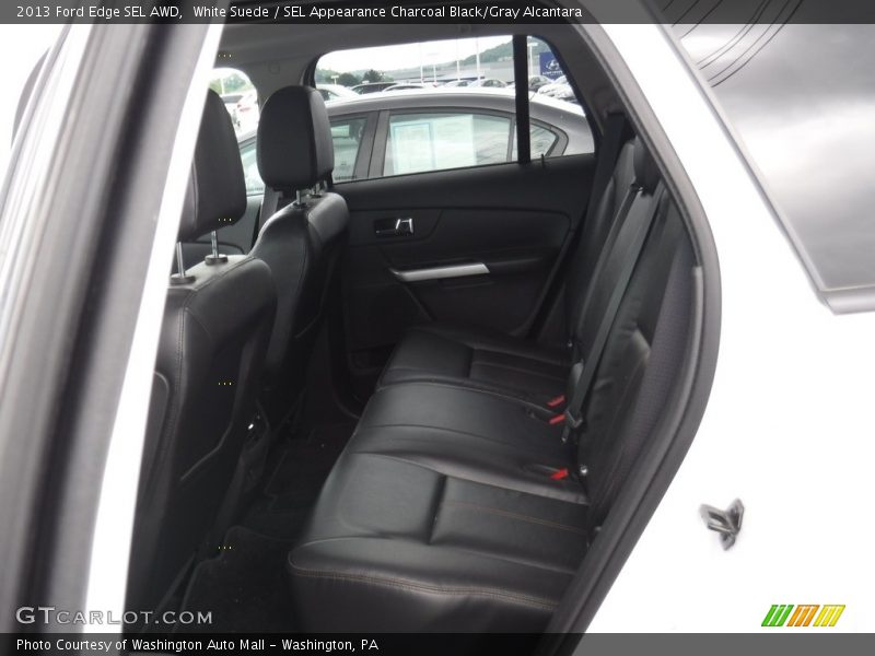 White Suede / SEL Appearance Charcoal Black/Gray Alcantara 2013 Ford Edge SEL AWD