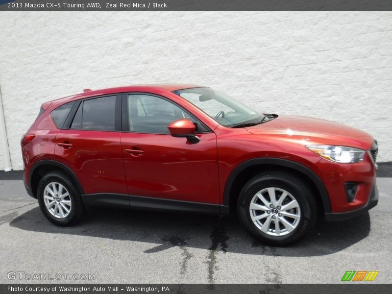 Zeal Red Mica / Black 2013 Mazda CX-5 Touring AWD