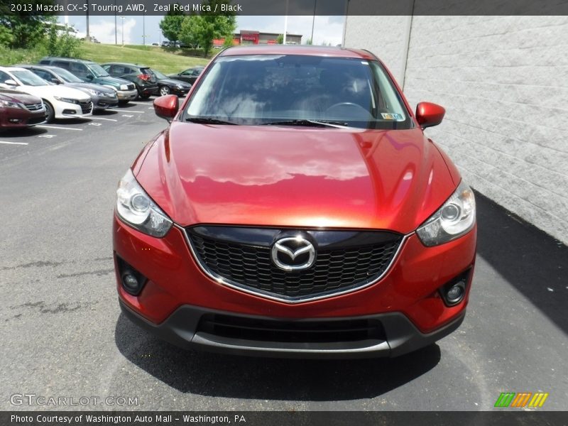 Zeal Red Mica / Black 2013 Mazda CX-5 Touring AWD