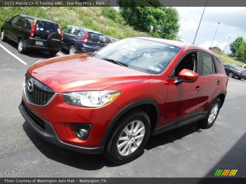 Zeal Red Mica / Black 2013 Mazda CX-5 Touring AWD