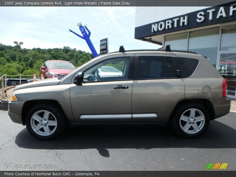 Light Khaki Metallic / Pastel Slate Gray 2007 Jeep Compass Limited 4x4