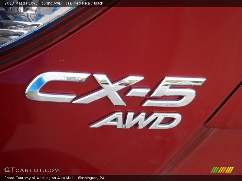 Zeal Red Mica / Black 2013 Mazda CX-5 Touring AWD