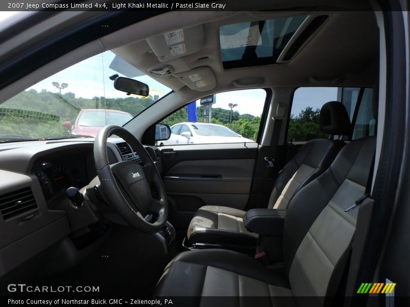 Light Khaki Metallic / Pastel Slate Gray 2007 Jeep Compass Limited 4x4