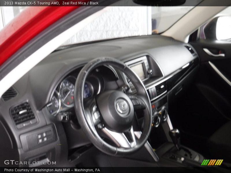 Zeal Red Mica / Black 2013 Mazda CX-5 Touring AWD