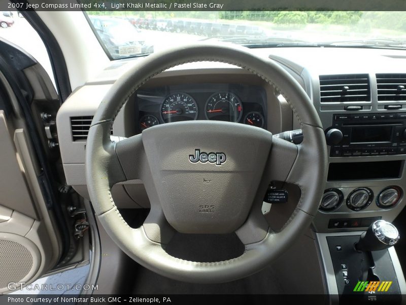 Light Khaki Metallic / Pastel Slate Gray 2007 Jeep Compass Limited 4x4