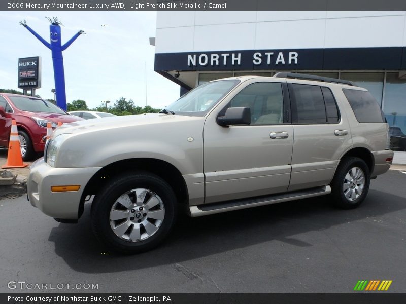 Light French Silk Metallic / Camel 2006 Mercury Mountaineer Luxury AWD