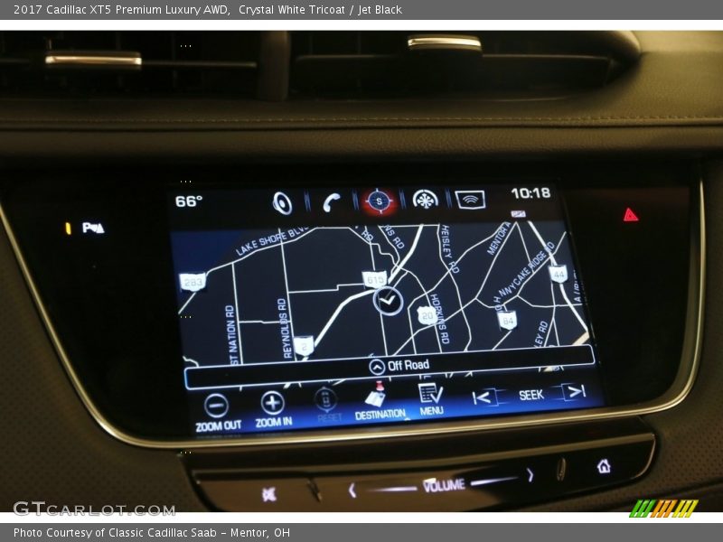 Crystal White Tricoat / Jet Black 2017 Cadillac XT5 Premium Luxury AWD
