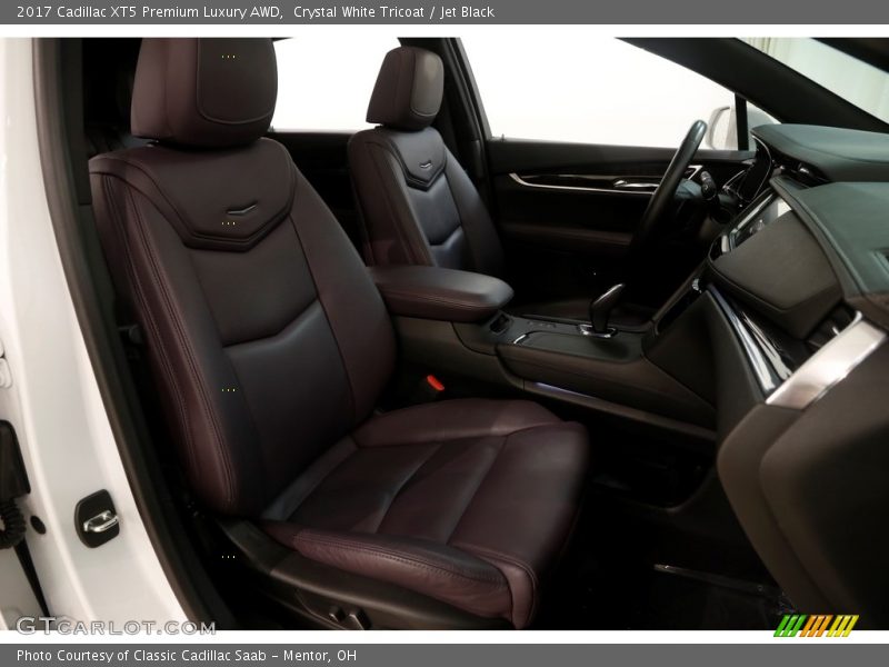 Crystal White Tricoat / Jet Black 2017 Cadillac XT5 Premium Luxury AWD