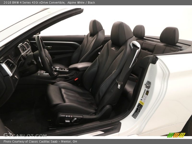 Alpine White / Black 2018 BMW 4 Series 430i xDrive Convertible