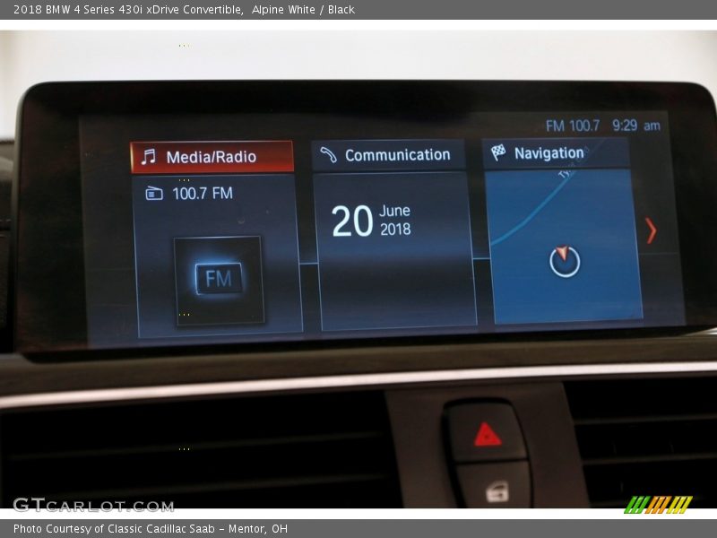 Alpine White / Black 2018 BMW 4 Series 430i xDrive Convertible