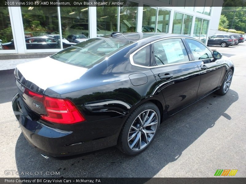 Onyx Black Metallic / Amber 2018 Volvo S90 T5 AWD Momentum