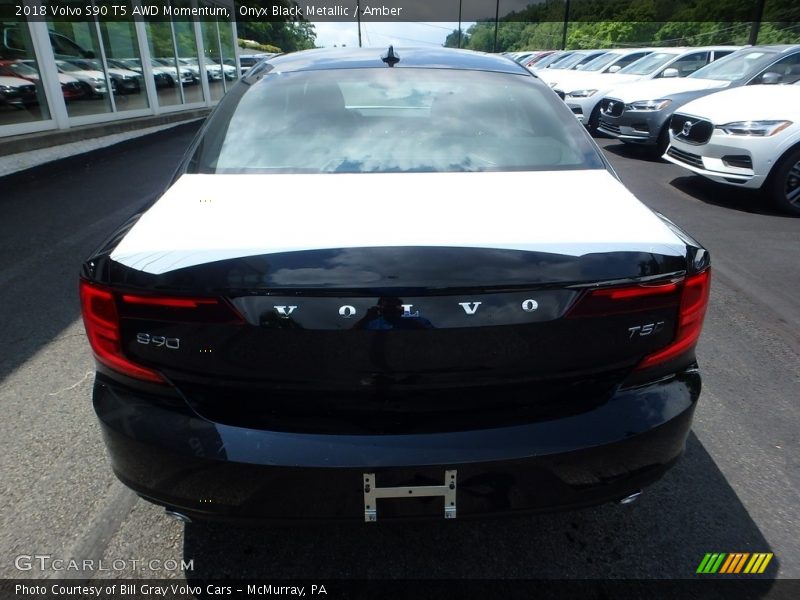 Onyx Black Metallic / Amber 2018 Volvo S90 T5 AWD Momentum