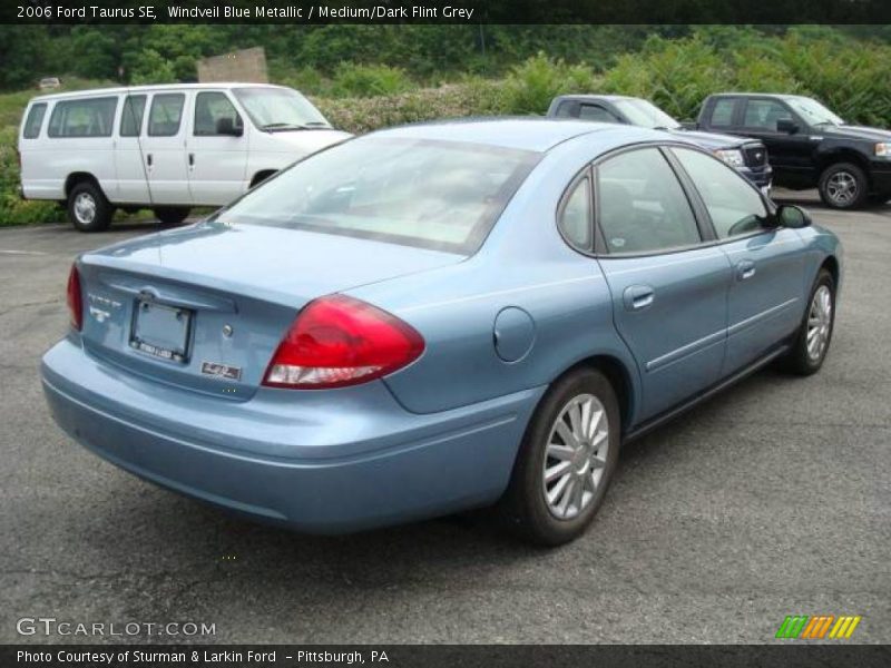 Windveil Blue Metallic / Medium/Dark Flint Grey 2006 Ford Taurus SE