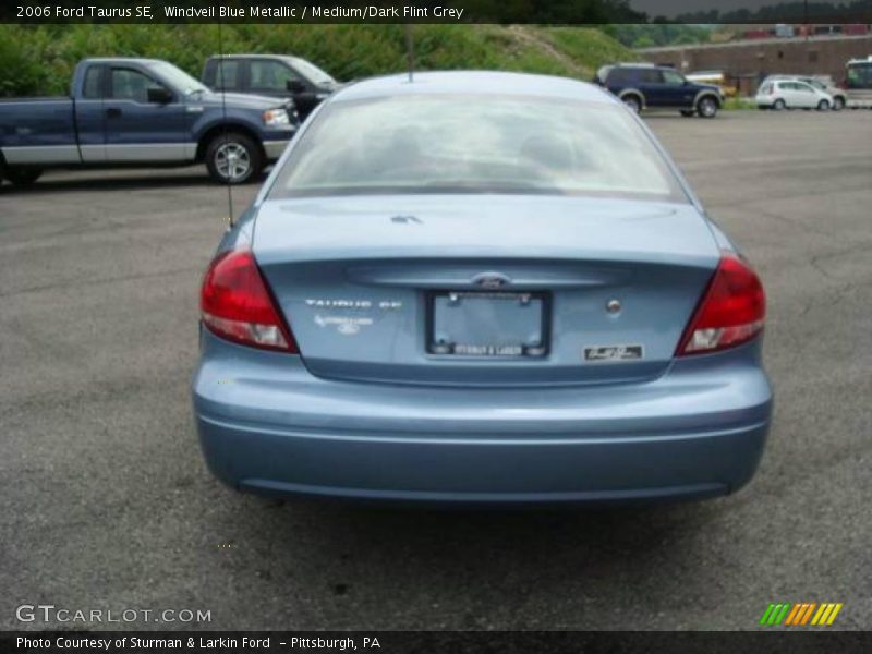 Windveil Blue Metallic / Medium/Dark Flint Grey 2006 Ford Taurus SE