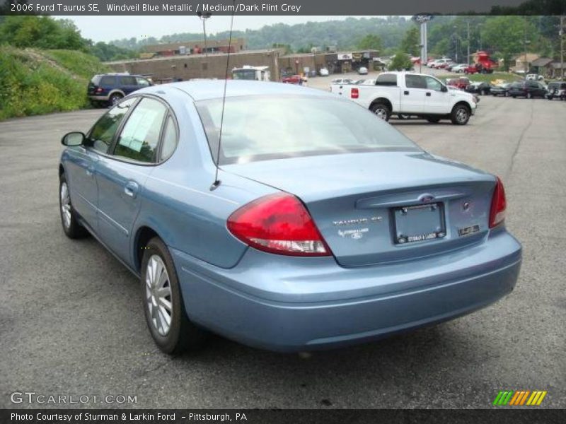 Windveil Blue Metallic / Medium/Dark Flint Grey 2006 Ford Taurus SE
