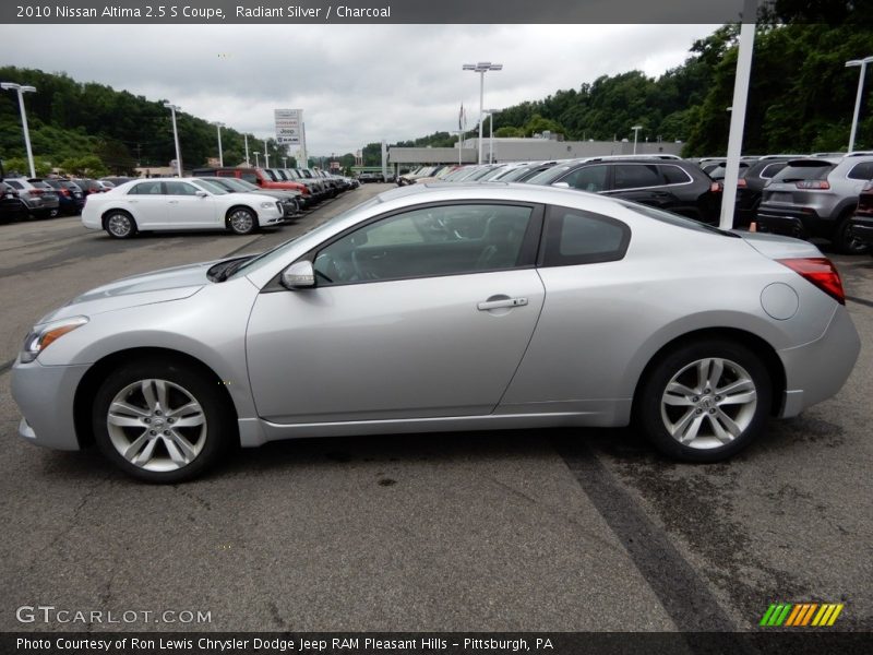 Radiant Silver / Charcoal 2010 Nissan Altima 2.5 S Coupe