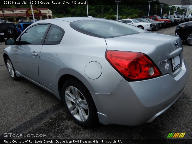 Radiant Silver / Charcoal 2010 Nissan Altima 2.5 S Coupe